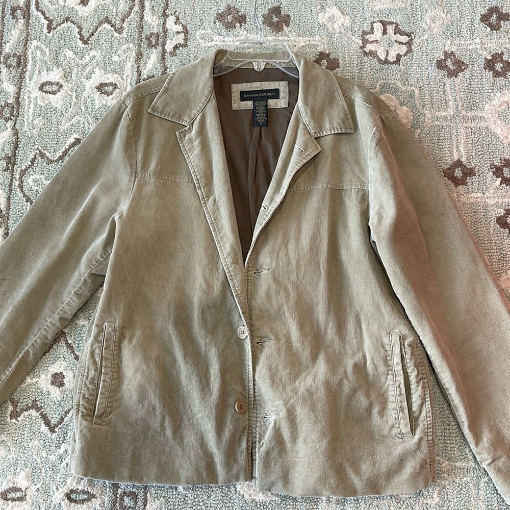 banana republic corduroy jacket rn 54023 - medium